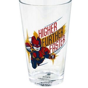 Funko Captain Marvel drinking glass